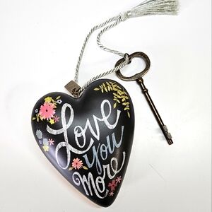 Demdaco Art Hearts Collection Love You More Lori Siebert Design Stands or Hangs